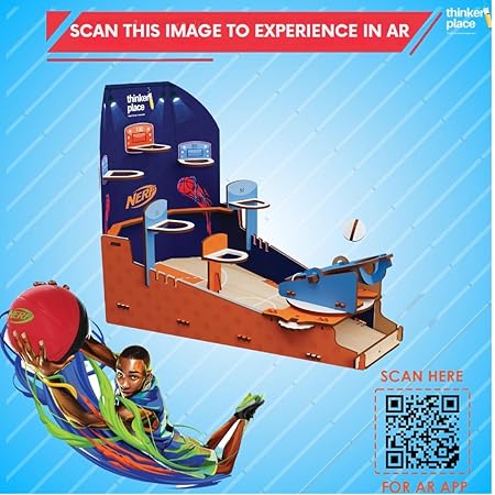 ThinkerPlace Nerf DIY Basketball Frenzy | Build & Play