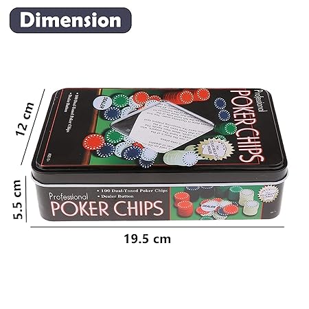 Niku Adult Casino Style Poker Chips Set