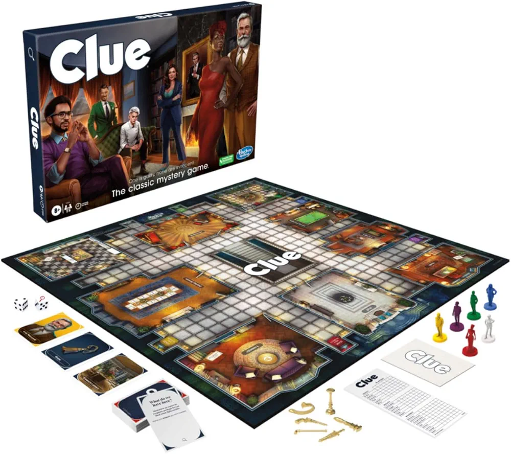 Hasbro Gaming Clue Board Game Detective Games