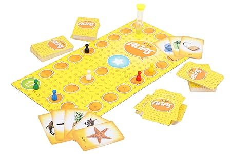 Frank Junior Alias Board Game – Fun and Engaging Family Board Game – Picture and Word Guessing Board Game for Kids with 300 Cards – English Word Game for Language Development