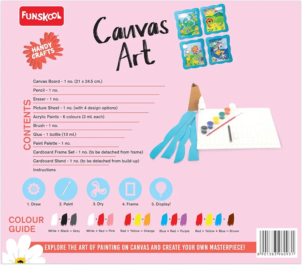 Funskool Handycrafts Canvas Art and Craft Kit