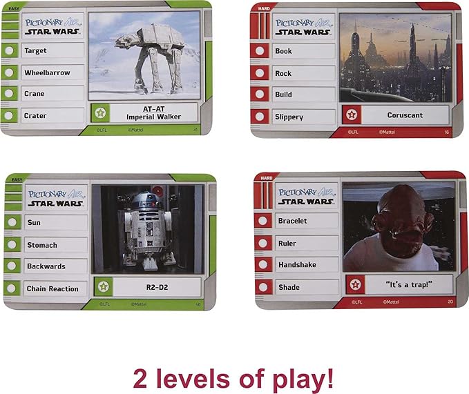 Mattel Games Pictionary Air Star Wars Family Game