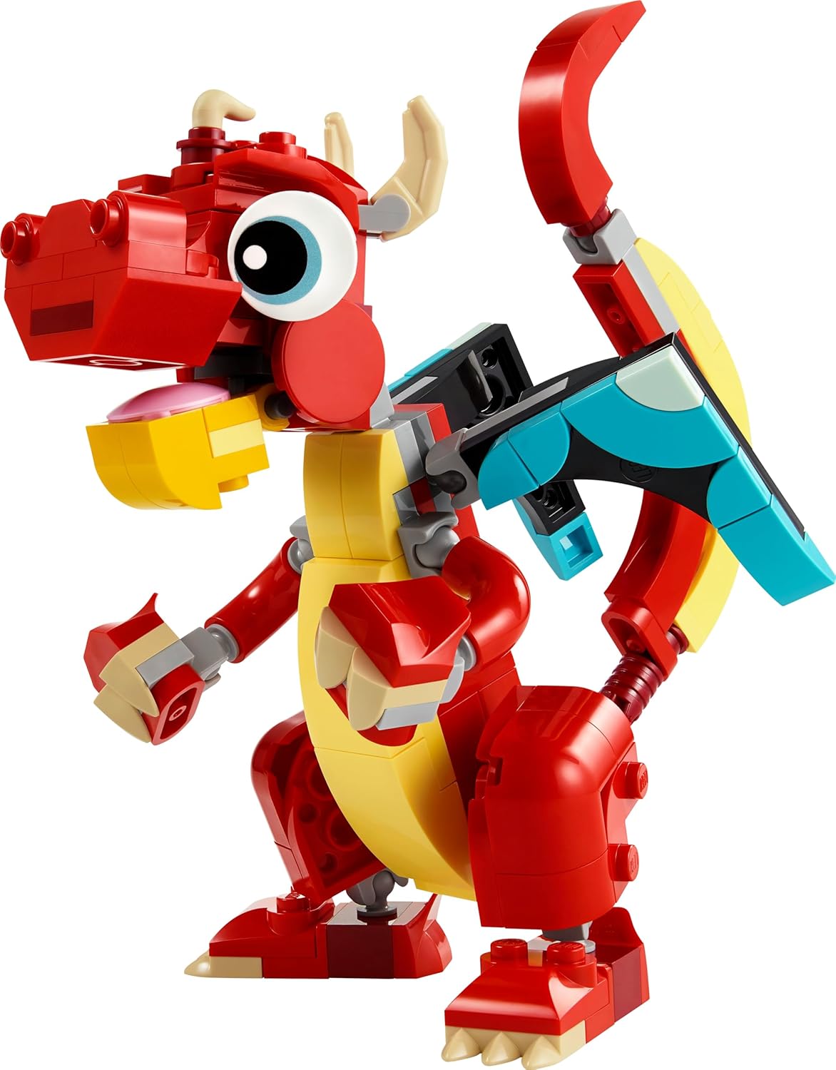 LEGO Creator Red Dragon 3in1 Animal Toy Set 31145 (149 Pieces)