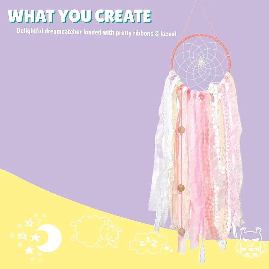Kalakaram DIY Lace Dream Catcher Making Kit