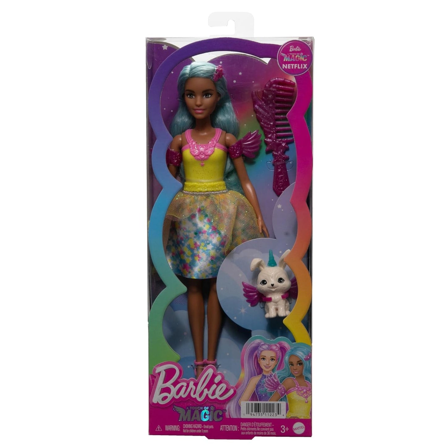 Barbie A Touch of Magic™ Doll & Accessories, Teresa™ with Fantasy Outfit, Pet, Leash & Styling Accessories