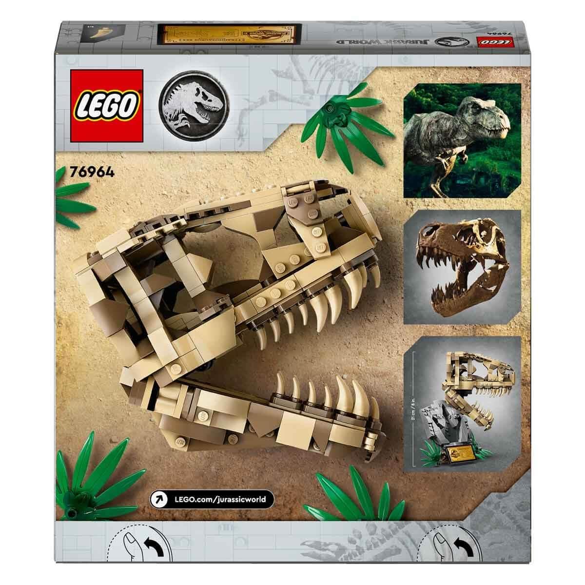 LEGO Jurassic World Dinosaur Fossils: T. rex Skull 76964(577 Pieces)
