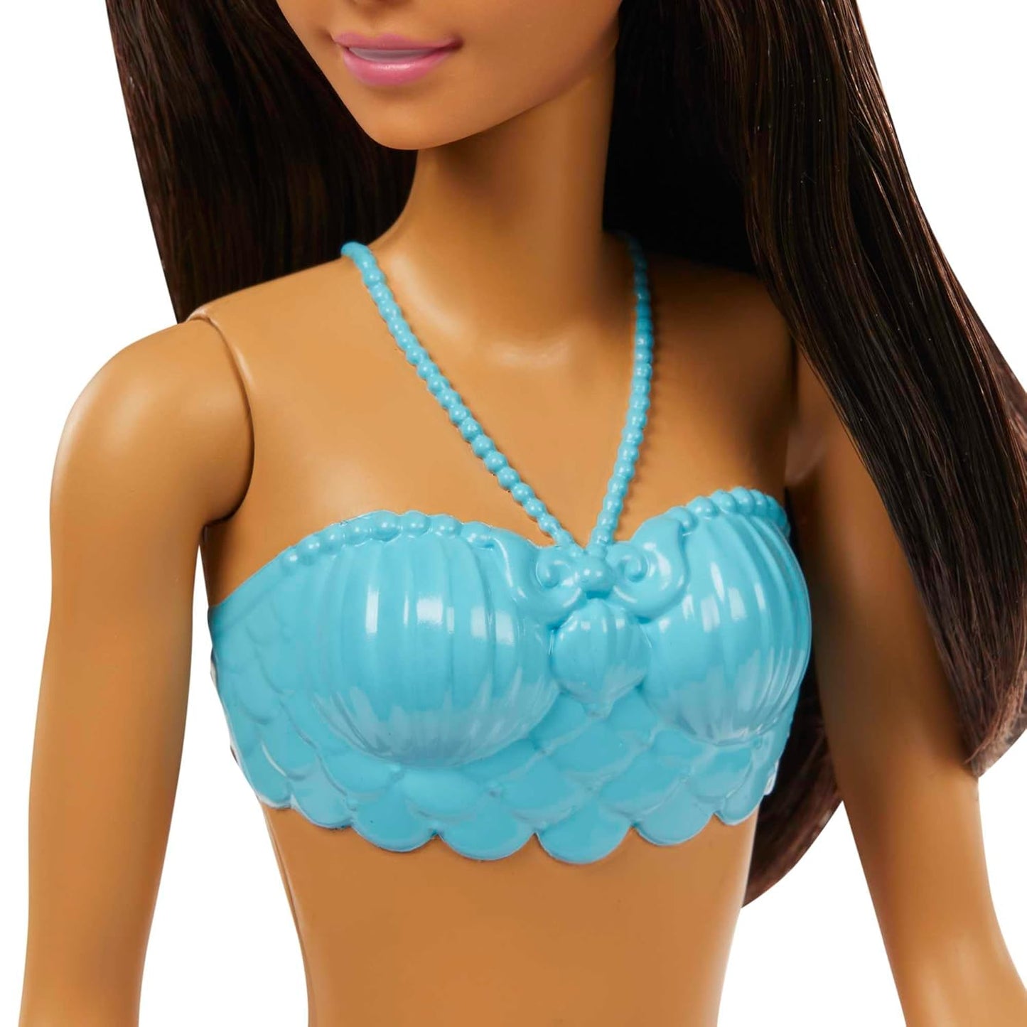 Barbie Dreamtopia Mermaid Doll (Brunette) with Multi-Colored Mermaid Tail