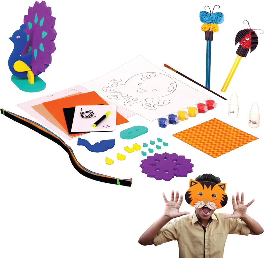 Funskool Hanydcrafts FUNIMALS 5-in-1 Activity Kit