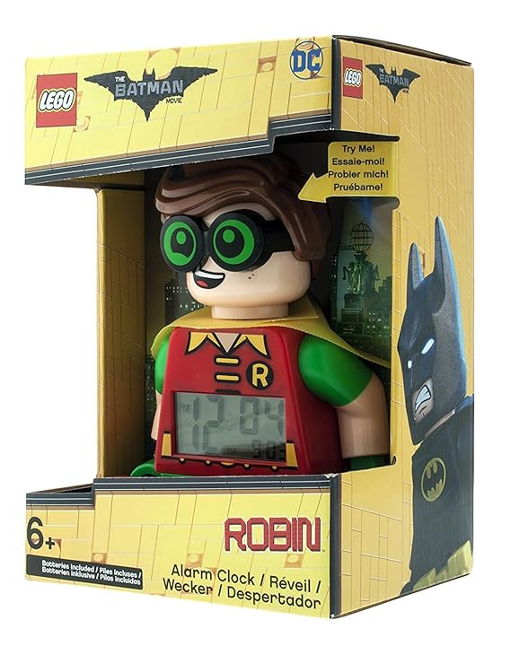 Lego Batman Movie Robin Automatic Alarm Clock