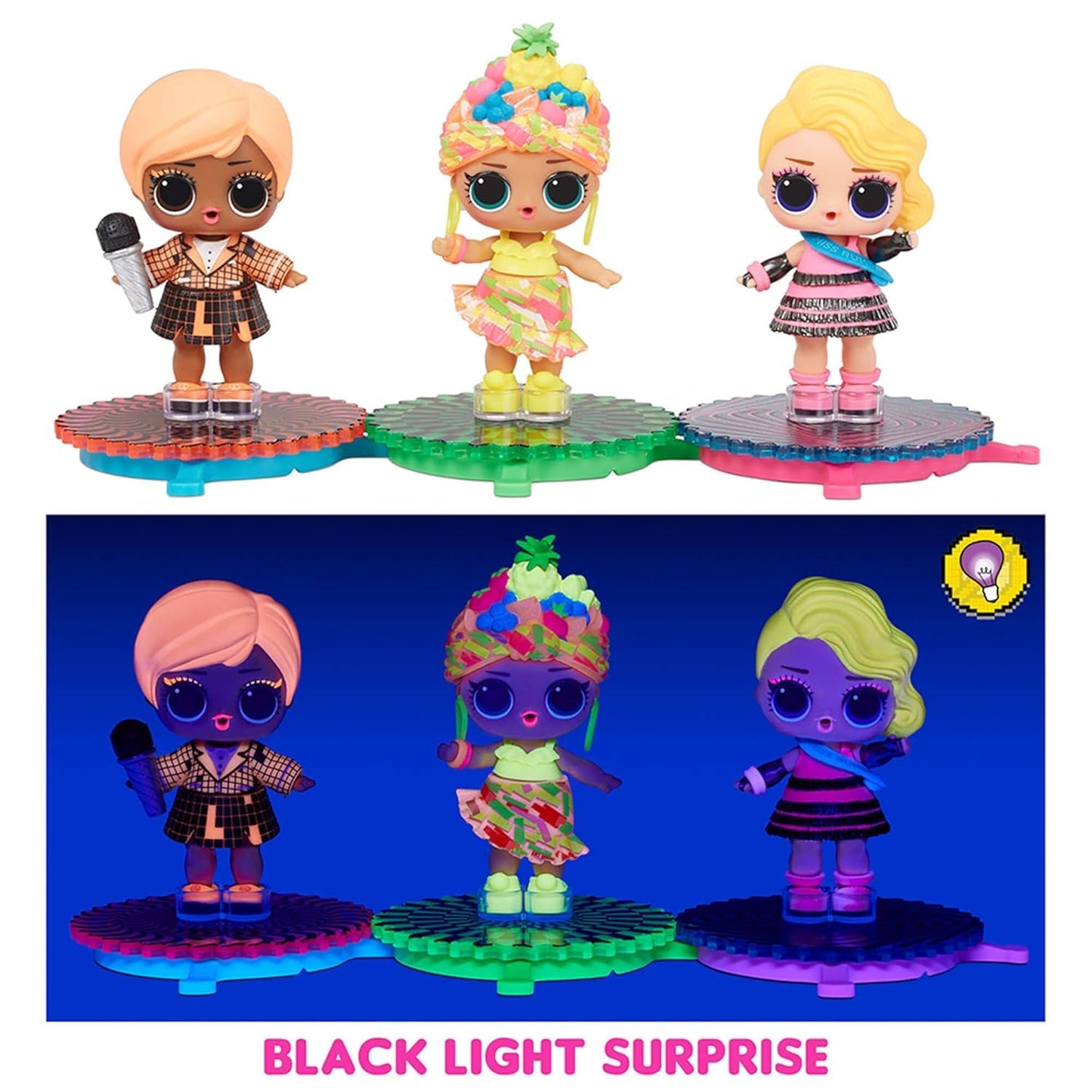 L O L Dance Dance Dance Dolls with 8 Surprises Including Doll Dance Floor That Spins, Dance Move Card and Accessories - Great Gift for Girls 3+ Years