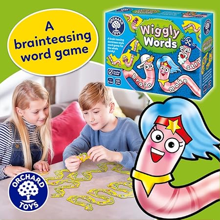Orchard Toys Wiggly Words Spelling Board Game