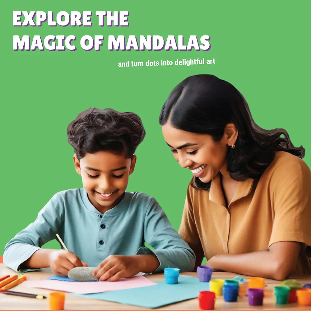 Kalakaram Dot Mandala Rock Painting Kit | DIY Art Kit