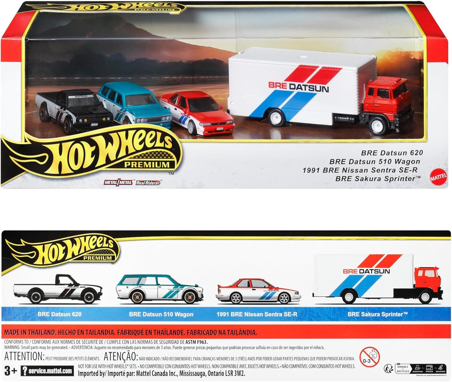 Mattel Hot Wheels Premium Collector Set BRE Datsun