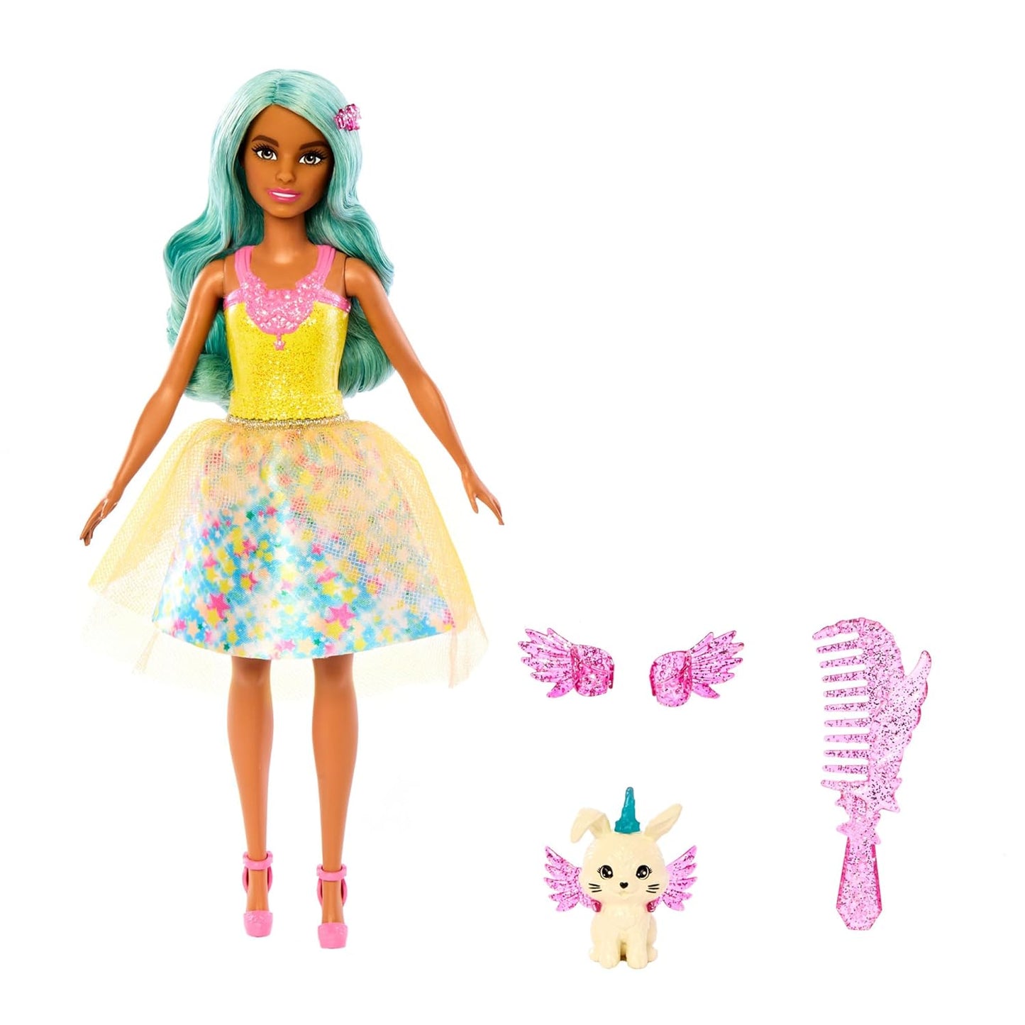 Barbie A Touch of Magic™ Doll & Accessories, Teresa™ with Fantasy Outfit, Pet, Leash & Styling Accessories