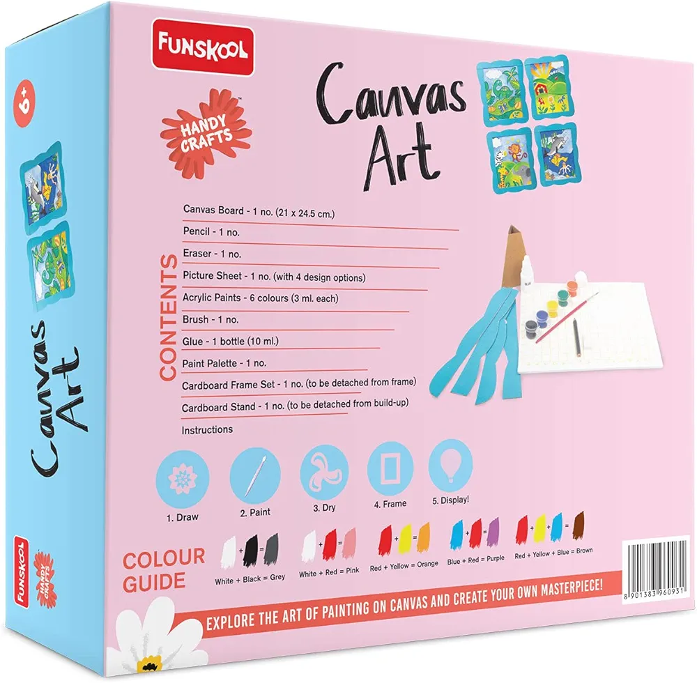 Funskool Handycrafts Canvas Art and Craft Kit
