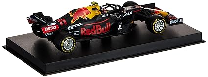 Bburago 1:43 Aston Martin Red Bull Racing RB16B (with Helmet) Diecast Car