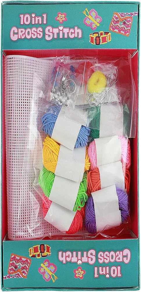 Toy Cloud 10 in 1 Cross Stitch Art and Craft