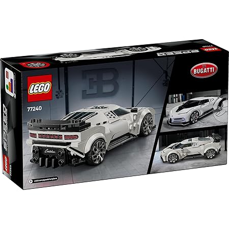 LEGO Speed Champions Bugatti Centodieci Hyper Sports Car Toy 77240 Building Blocks Toys for 9+ Gift for Boys and Girls