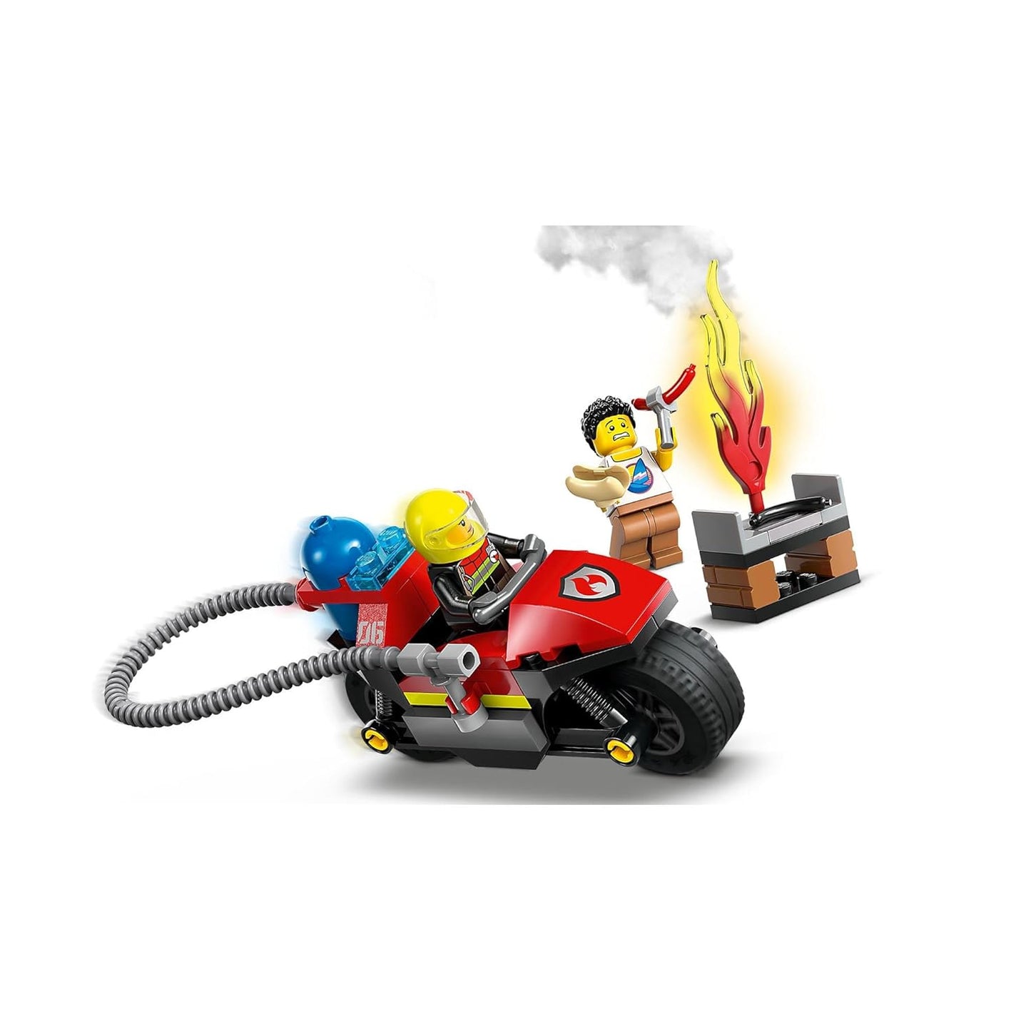 LEGO City Fire Rescue Motorcycle Building Set 60410 (57 Pieces)