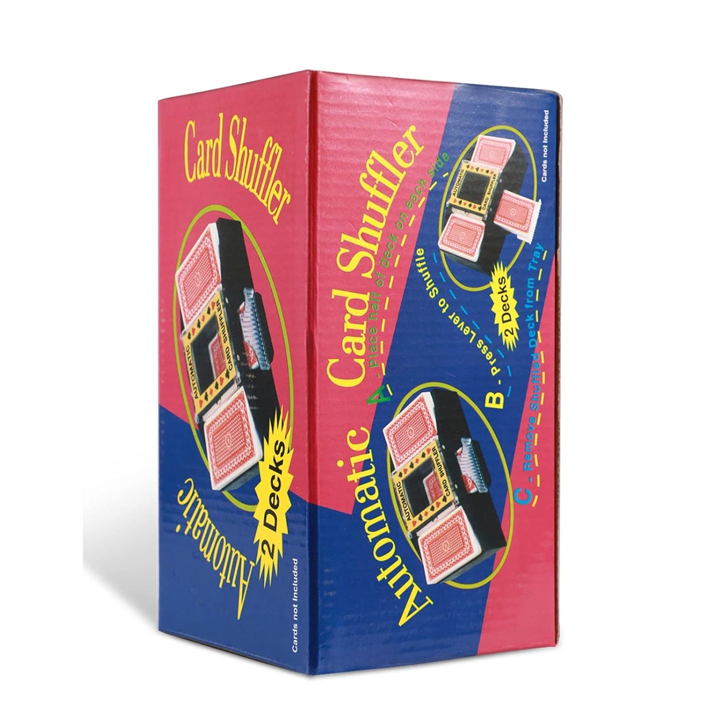 Battery Operated Automatic Card Shuffler 2 Deck,Playing Card Shuffler for Home Card Game,Travel