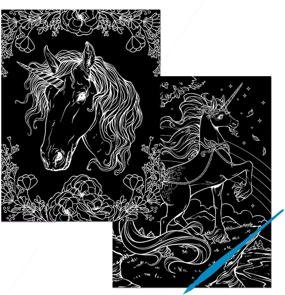 Kaleidoscope Etch Art Creation Unicorn Magic - Paperback