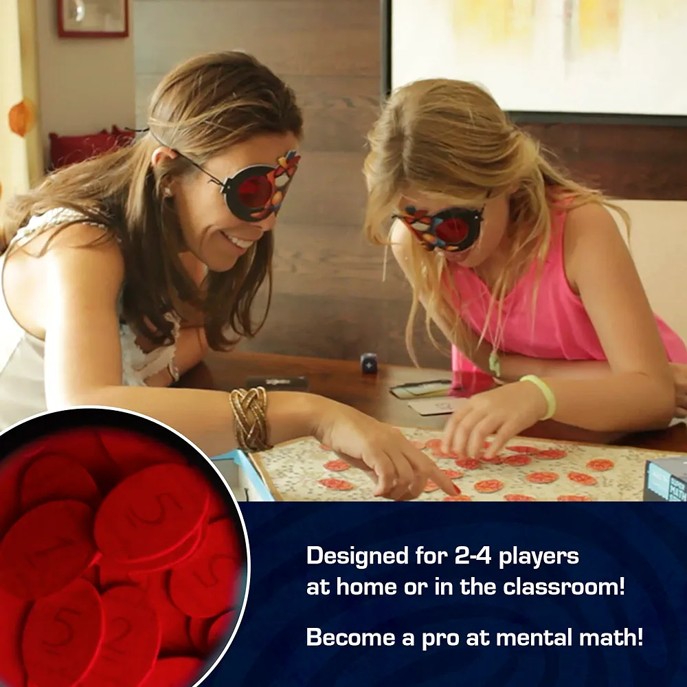 Chalk and Chuckles Super Math Spy Board Game