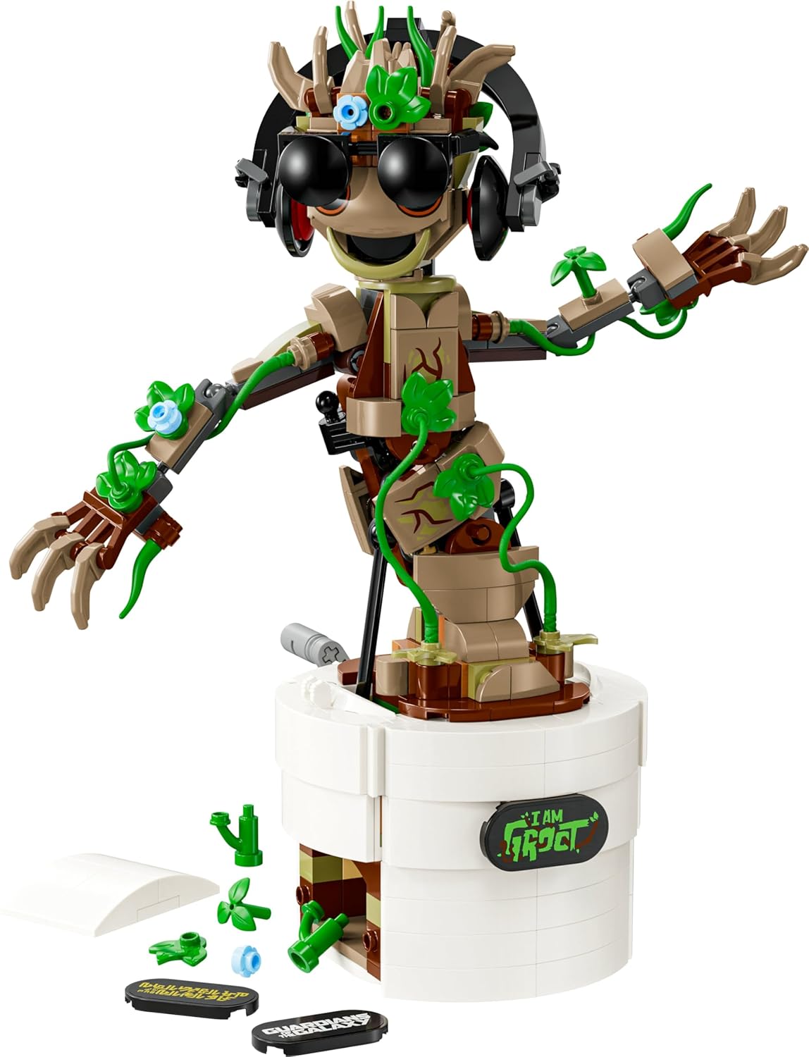 LEGO Marvel Dancing Groot Buildable Animated Toy 76297 Building Blocks Toys for 10+ Gift for Boys and Girls