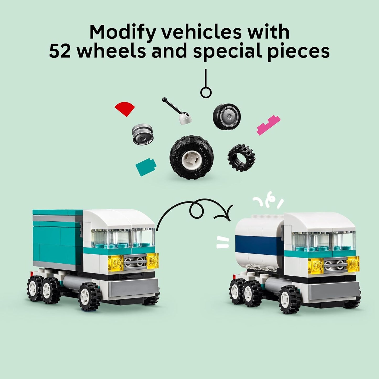 LEGO Classic Creative Vehicles Building Toy 11036 (900 Pieces)