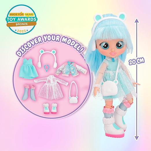 Cry Babies BFF Kristal Fashion Doll 7.8 Inch Doll
