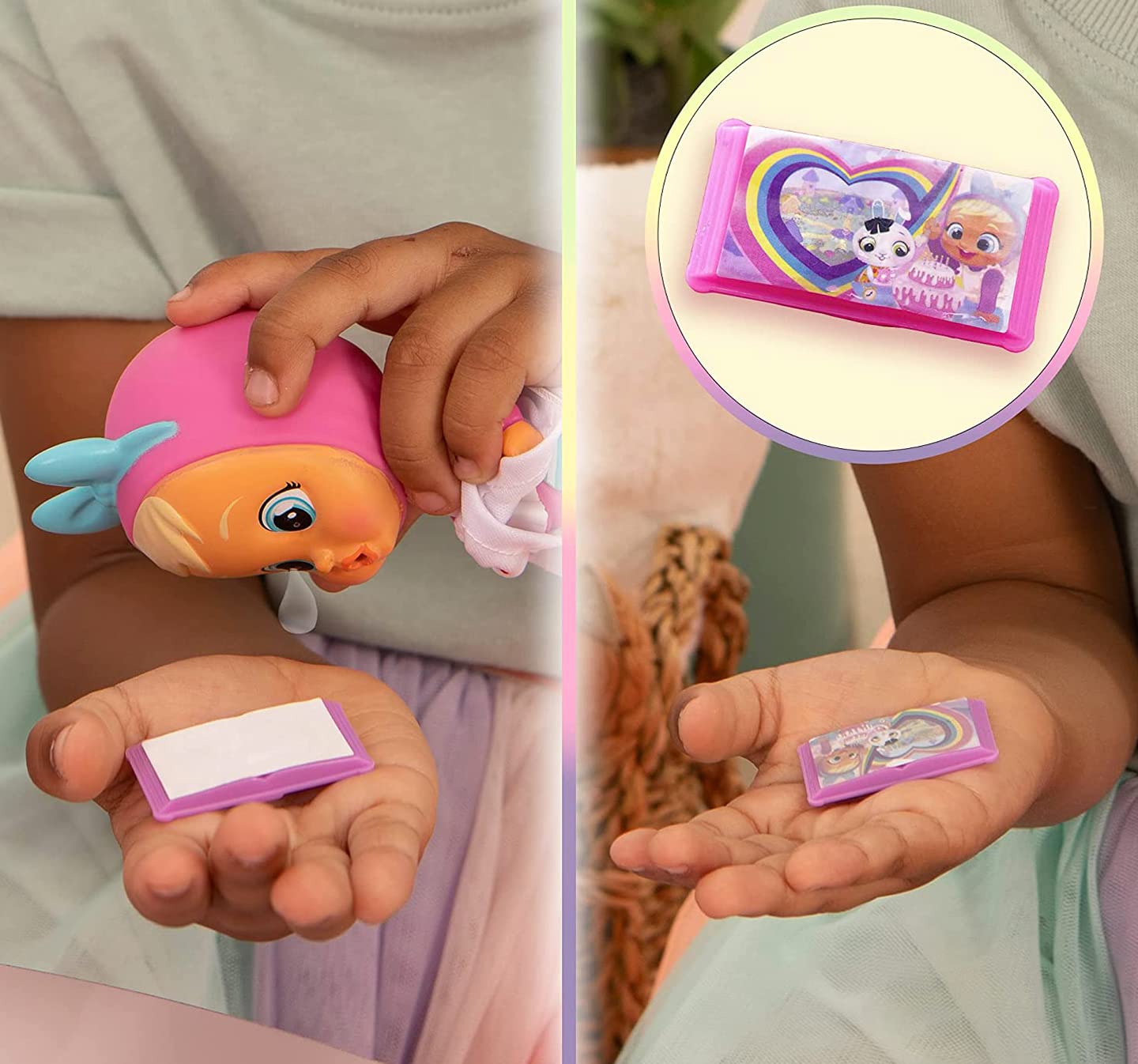Cry Babies Magic Tears Story House - Collectible surprise fairy tale's doll crying real tears with a Pet, Outfits & Accessories in a story house capsule; Figures for girls & boys 3 years and up