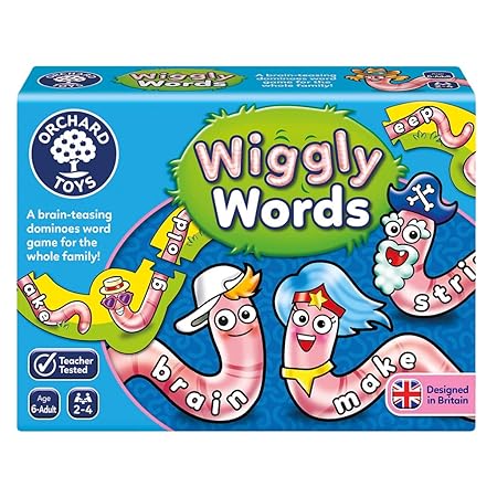 Orchard Toys Wiggly Words Spelling Board Game