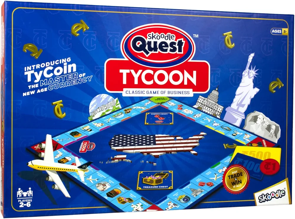 Skoodle Quest Tycoon Classic Game of Business