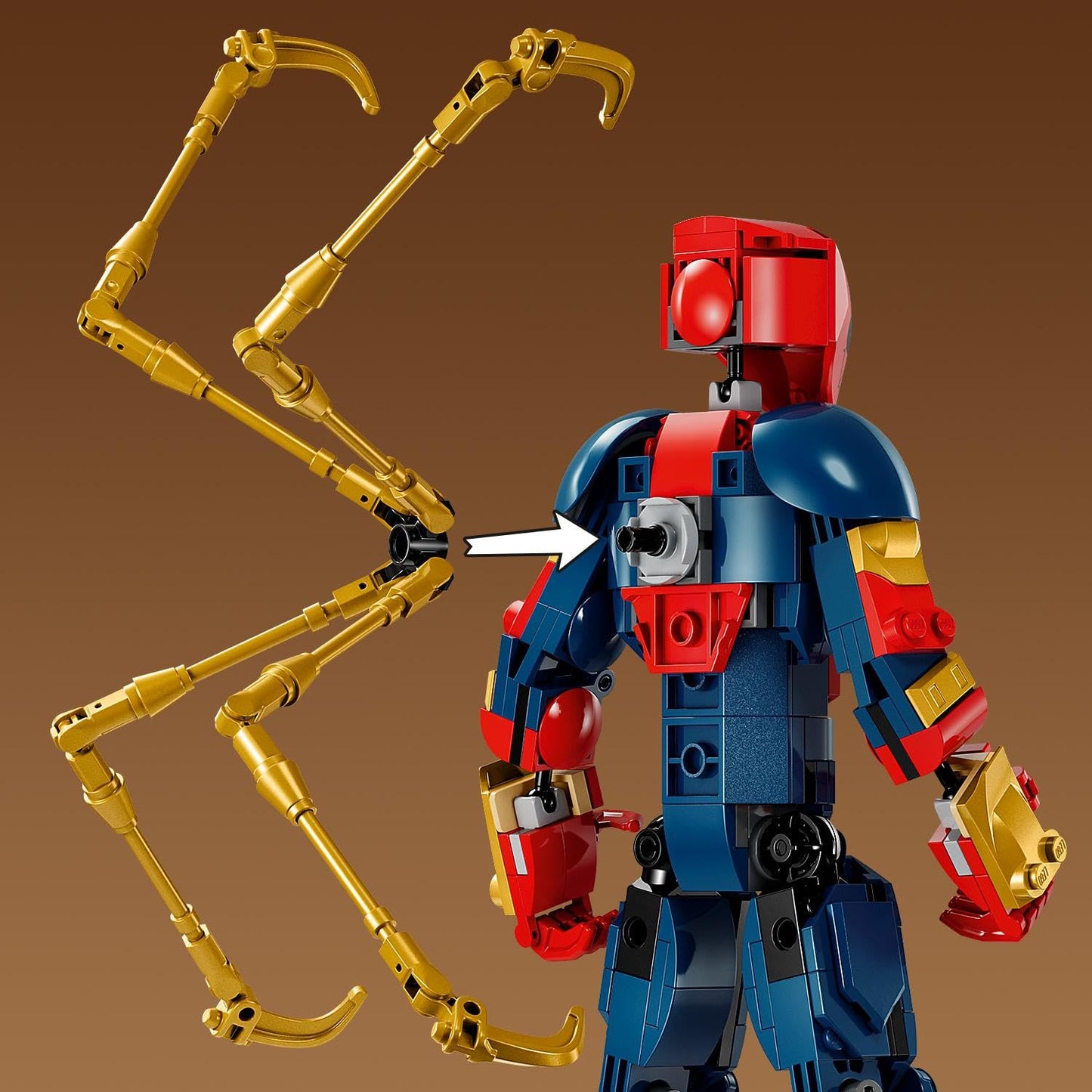 LEGO Super Heroes Marvel Iron Spider-Man Construction Figure 76298(303 Pieces)