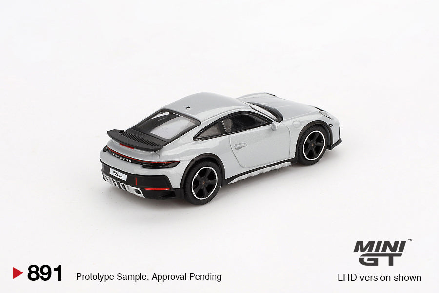 MINI GT Porsche 911 Dakar Ice Gray Metallic