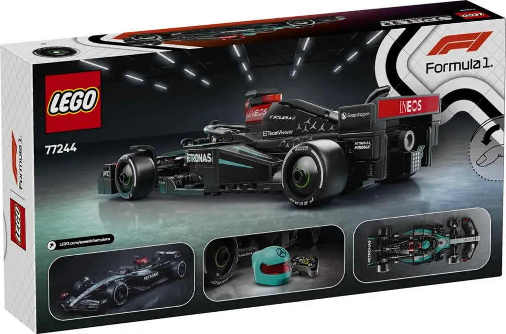 LEGO Speed Champions Mercedes-AMG F1 W15 Race Car Toy Vehicle 77244 Building Blocks Toys for 10