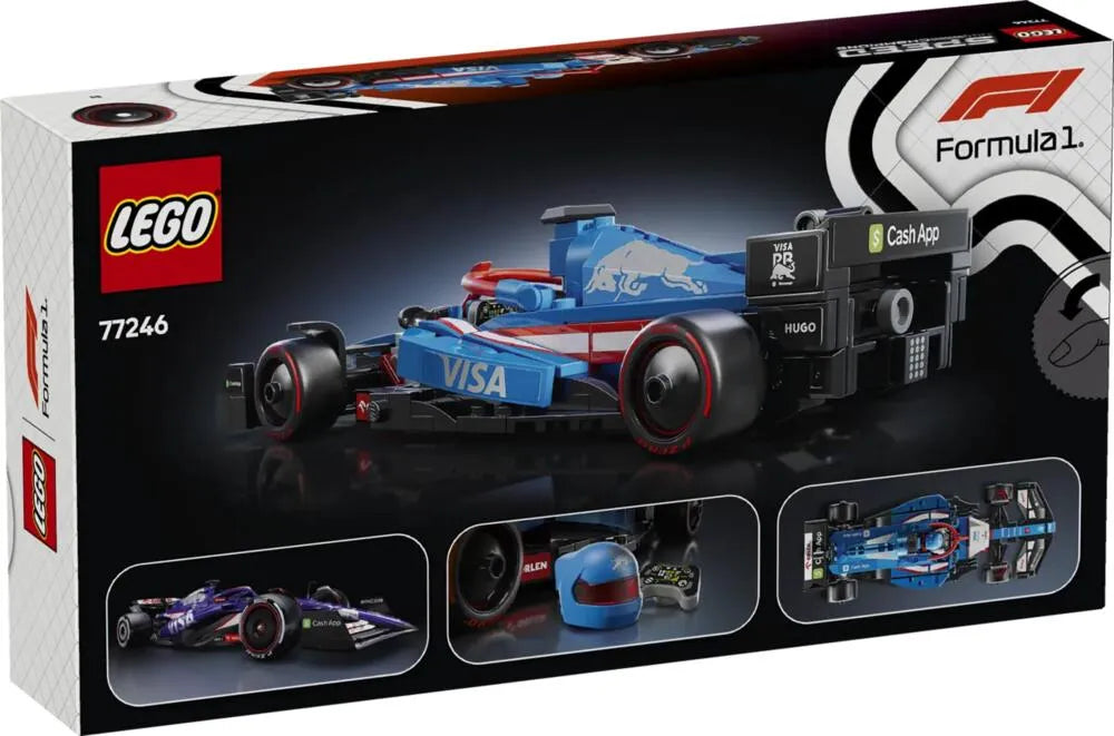 LEGO Speed Champions Visa Cash App RB VCARB 01 F1 Race Car Vehicle Kit 77246 Building Blocks for 18+ Gift