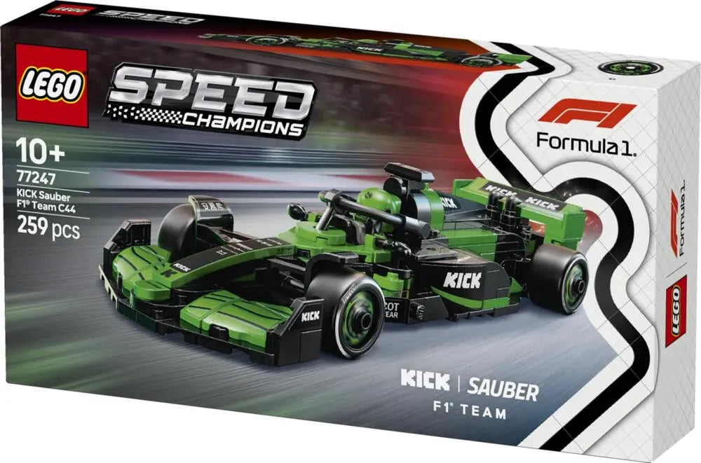 LEGO Speed Champions Kick Sauber F1 Team C44 Race Car Toy Vehicle 77247 Building Blocks Toys for 10+