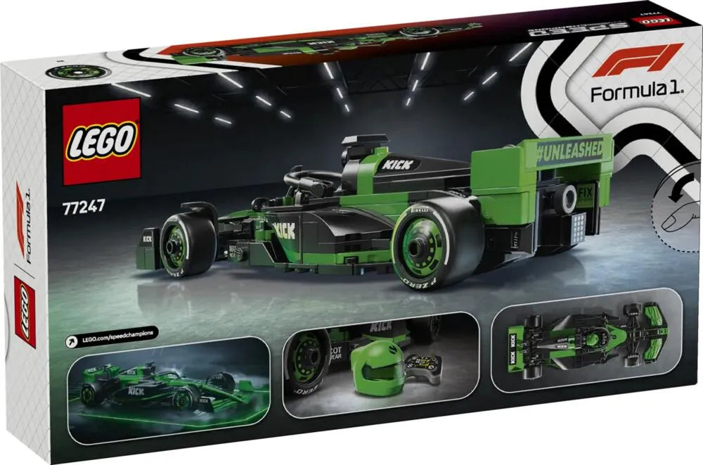 LEGO Speed Champions Kick Sauber F1 Team C44 Race Car Toy Vehicle 77247 Building Blocks Toys for 10+