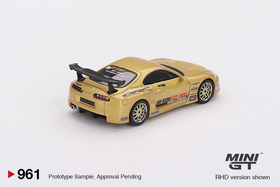 MINI GT Toyota Supra (A80) Top Secret GT-300 Top Secret Gold