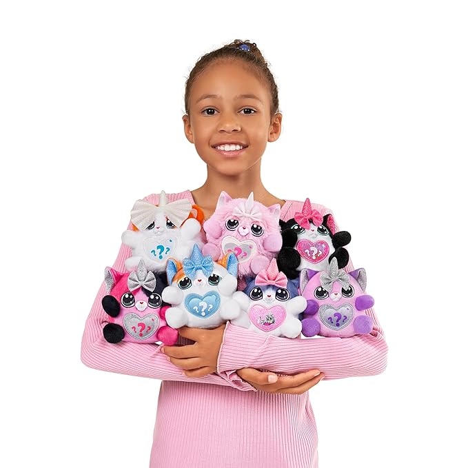Rainbocorns Kittycorn Surprise Series 2, Sola the Bengal Cat - Collectible Plush - 10 Surprises to Unbox, Peel and Reveal Heart, stickers, Ages 3+ (Bengal Cat)