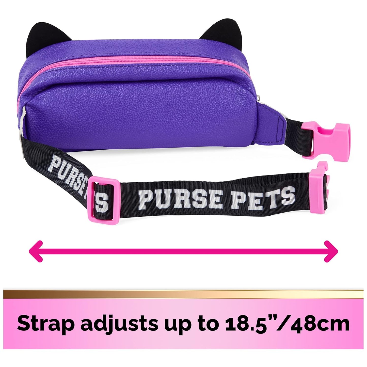 Purse Pets Savannah Spotlight Bum Bag for Children - Interactive Cross Body Bag with More than 30 Light Effects, Sounds, Reactions and Music, Children's Bag and Toys in One, from 5 Years