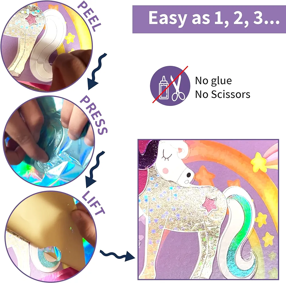 Chalk and Chuckles Art and Craft Kit Magical World Theme Pictures