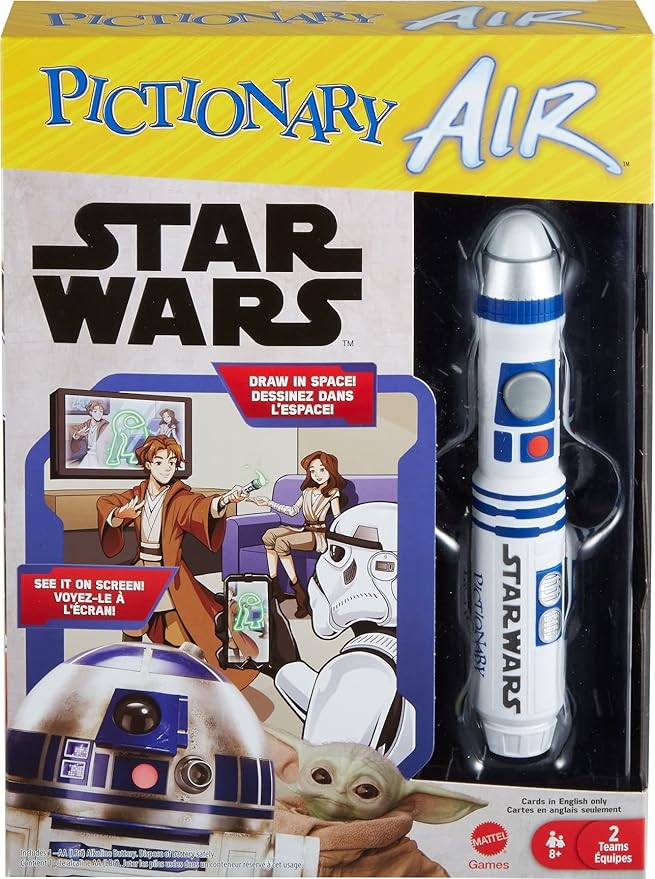 Mattel Games Pictionary Air Star Wars Family Game