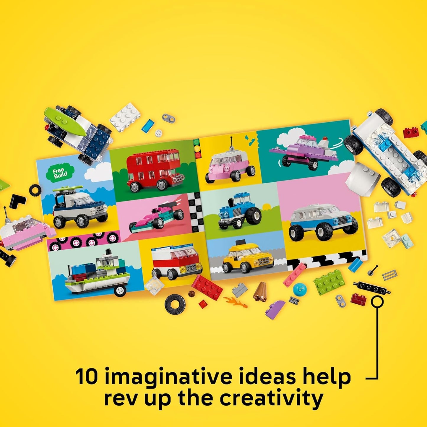 LEGO Classic Creative Vehicles Building Toy 11036 (900 Pieces)