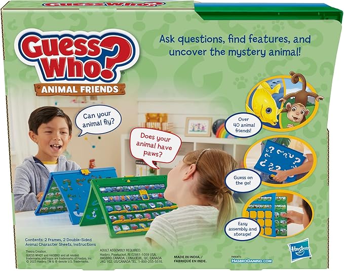 Hasbro Gaming Guess Who? Animal Friends Game