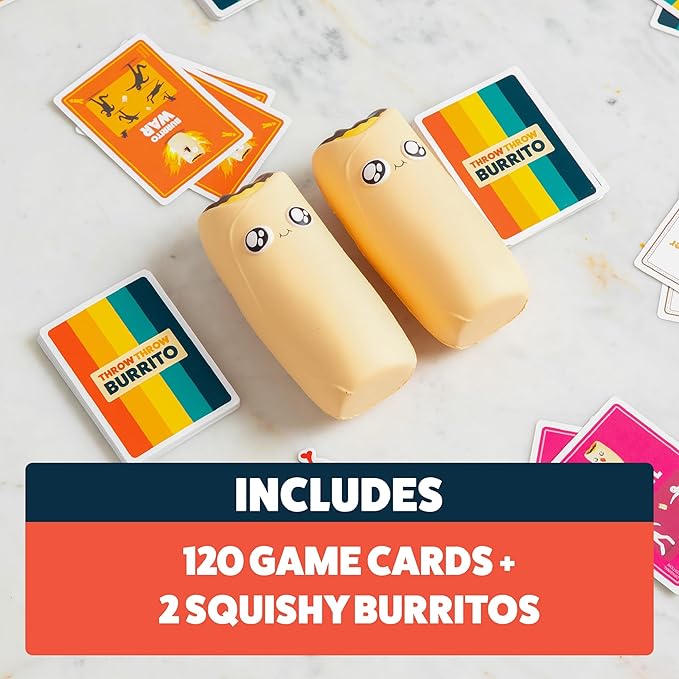 Exploding Kittens Presents Throw Throw Burrito - A Dodgeball Card Game