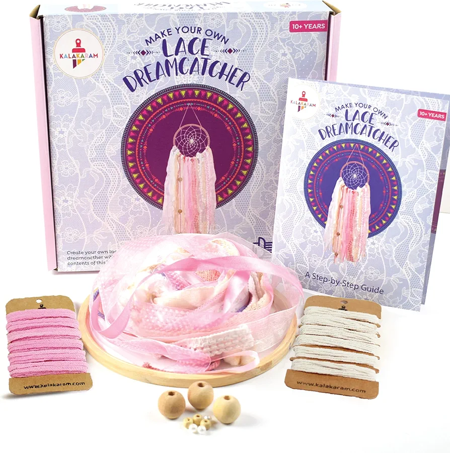 Kalakaram DIY Lace Dream Catcher Making Kit