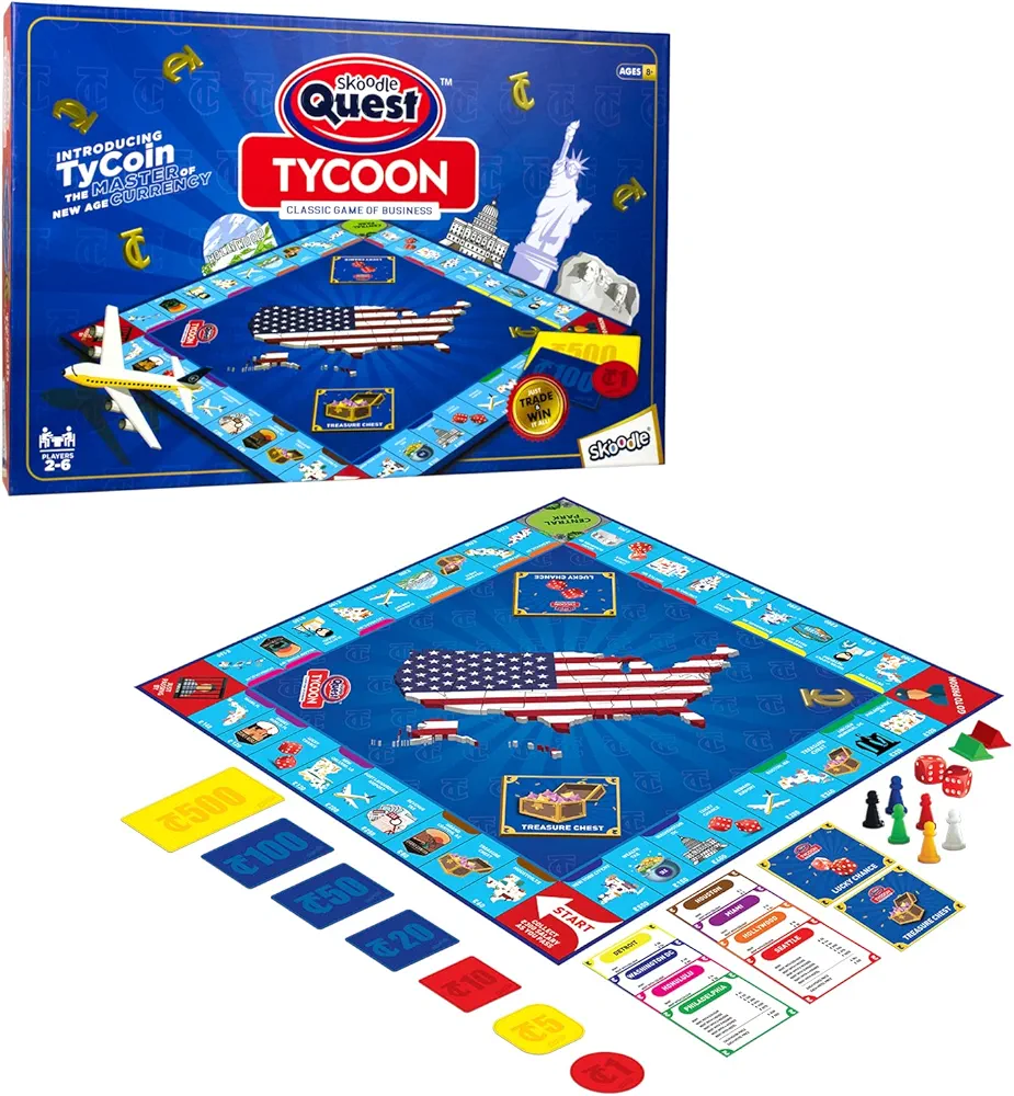 Skoodle Quest Tycoon Classic Game of Business