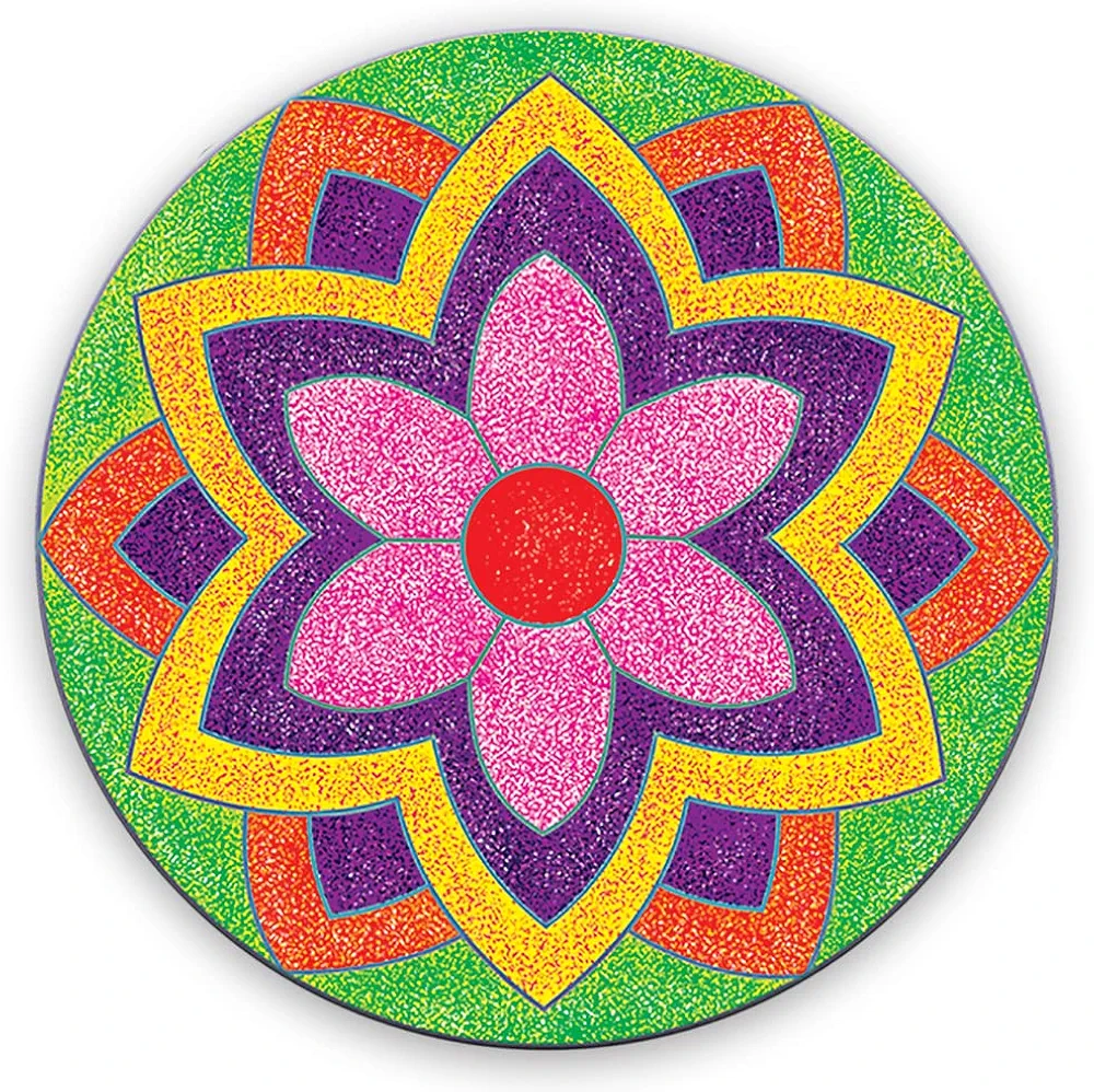 TOYKRAFTT Sand Art Kit Rangoli Mandala Jr