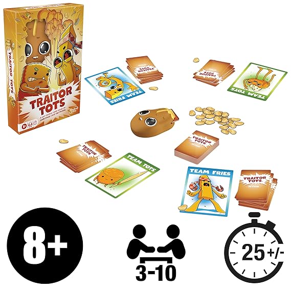 Hasbro Traitor Tots Card Game | Explosive Potato Party Card Game